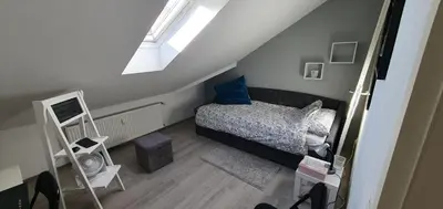 Ein Bett oder Betten in einem Zimmer der Unterkunft Auszeit