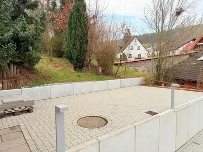 Das Gebäude in dem sich die Ferienwohnung befindet