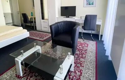 TV/Unterhaltungsangebot in der Unterkunft Appartementhaus Regina - Darmstadt - Griesheim