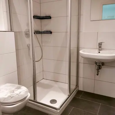 Ein Badezimmer in der Unterkunft MZK Maier Schöne Aussicht, Preiswert