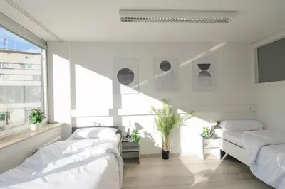 Ein Bett oder Betten in einem Zimmer der Unterkunft MZK Maier Schnäppchen im Zentrum