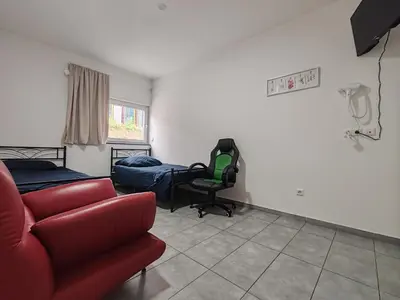 TV/Unterhaltungsangebot in der Unterkunft Betty Apartment Bequem