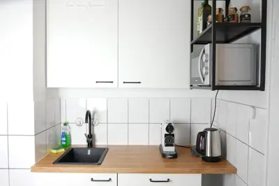 Küche/Küchenzeile in der Unterkunft Pforzheim Schöne Wohnung