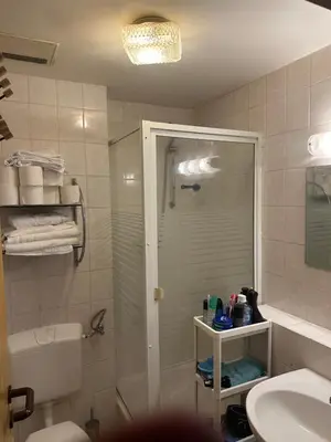 Ein Badezimmer in der Unterkunft Sabrine E-biks