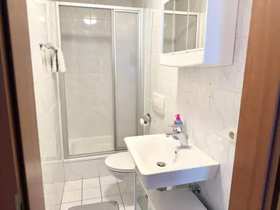 Ein Badezimmer in der Unterkunft Gemütliche 2 Zimmer Wohnung in Kleinostheim