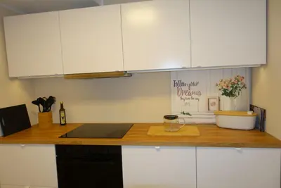 Küche/Küchenzeile in der Unterkunft Tolle Ferienwohnung