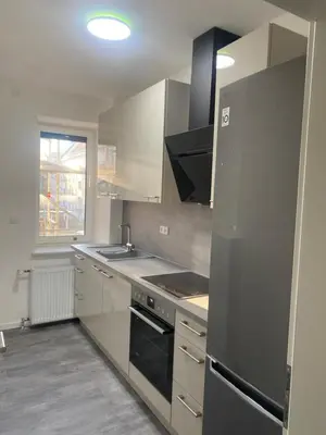 Küche/Küchenzeile in der Unterkunft Modernes Zimmer in Zentrale Lage von Mannheim