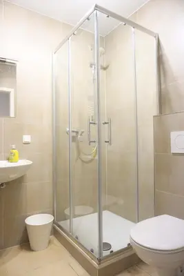 Ein Badezimmer in der Unterkunft 11 Monteursapartments zur Alleinnutzung