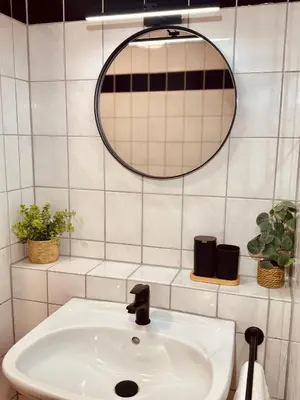 Ein Badezimmer in der Unterkunft DEM Apartment