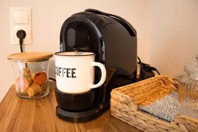 Kaffee-/Teezubehör in der Unterkunft COZEE - Gemütliches 2,5-Zimmer Apartment mit Netflix