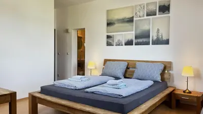 Ein Bett oder Betten in einem Zimmer der Unterkunft Hotel Bühlerhof