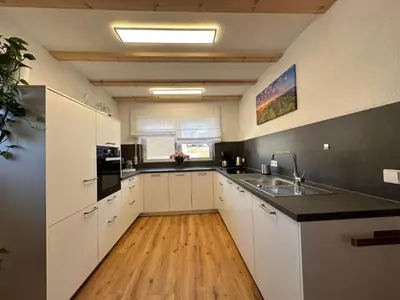 Küche/Küchenzeile in der Unterkunft Ferienhaus Muskatellerhof