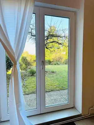 Ein Garten an der Unterkunft Apartment Schwarzwaldhöhen Pforzheim-Birkenfeld