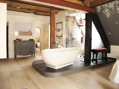 Ein Badezimmer in der Unterkunft die Träumerei GmbH