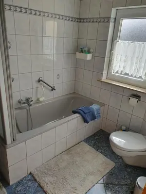 Ein Badezimmer in der Unterkunft Wünschel Stube