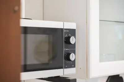 Küche/Küchenzeile in der Unterkunft DZ01 Große Wohnung für Monteure und Teams