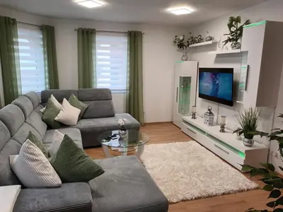 TV/Unterhaltungsangebot in der Unterkunft Ferienwohnung Blum