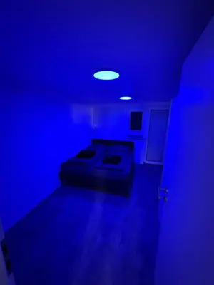 Ein Bett oder Betten in einem Zimmer der Unterkunft Luxus-Apartment im Herzen von Ludwigsburg - - WLAN - Klima - 24h Check-In - Waschmaschine - Terrasse - 200m vom Schloss und vom Ludwigsburger Marktplatz - -