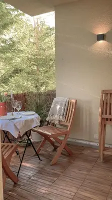 Grundriss der Unterkunft Malerische Terrasse - Modern 
