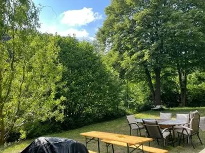 Ein Garten an der Unterkunft Odw homes - Wohnung im Landhaus mit Garten