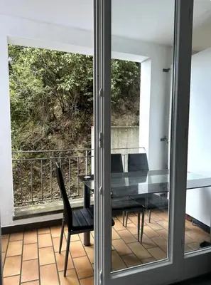 Ein Balkon oder eine Terrasse in der Unterkunft einladende Wohnung im Herzen von Sinsheim