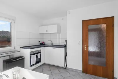 Küche/Küchenzeile in der Unterkunft BA01 Moderne Wohnung in Flörsheim
