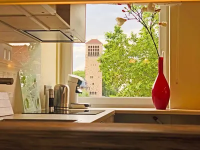 Grundriss der Unterkunft DomPanorama DER WEISSE PFAU Apartment für 2-4Pers
