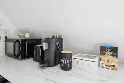 Kaffee-/Teezubehör in der Unterkunft Amalfi A10 - 4 Betten - gemütlich und modern