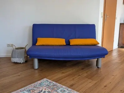 Ein Sitzbereich in der Unterkunft Apartment im Grünen