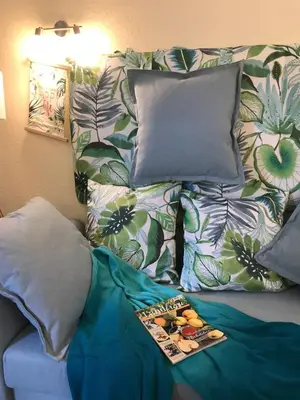Ein Sitzbereich in der Unterkunft DomPanorama DER KLEINE DSCHUNGEL Apartment für 2-4 Pers