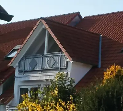 Das Gebäude in dem sich die Ferienwohnung befindet