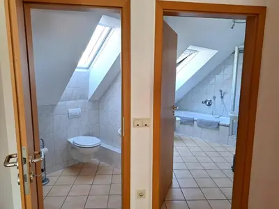 Ein Badezimmer in der Unterkunft Ferienwohnung Schwab