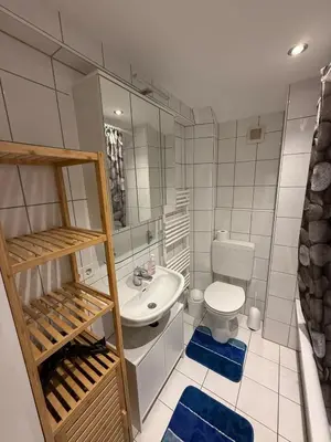 Ein Badezimmer in der Unterkunft Great apartment downtown with big terrace