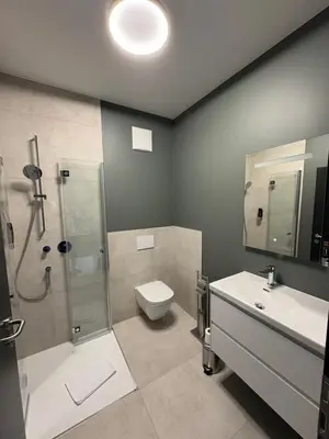 Ein Badezimmer in der Unterkunft New Age Boardinghaus Bad Rappenau