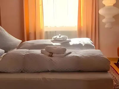 Ein Bett oder Betten in einem Zimmer der Unterkunft Apartment Vintage