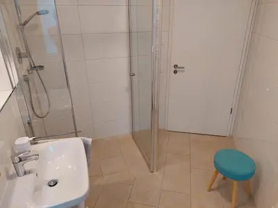 Ein Badezimmer in der Unterkunft Alb-Apart