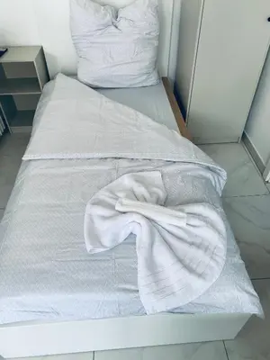 Ein Bett oder Betten in einem Zimmer der Unterkunft Rhein-Neckar-Apartments Viernheim