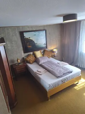 Ein Bett oder Betten in einem Zimmer der Unterkunft Darmstadt Living