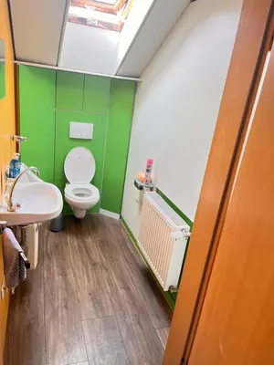 Ein Badezimmer in der Unterkunft Tinydorf XXS
