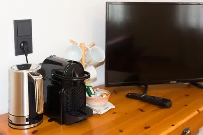 TV/Unterhaltungsangebot in der Unterkunft gants gemütlich im Weisenheimer Hof