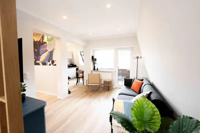 Ein Sitzbereich in der Unterkunft Apartment Mayer in Wachenheim an der Weinstraße
