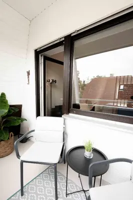 Ein Balkon oder eine Terrasse in der Unterkunft Apartment Mayer in Wachenheim an der Weinstraße