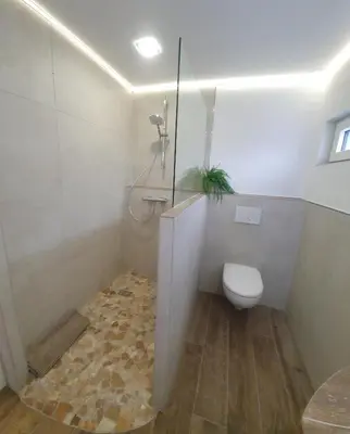 Ein Badezimmer in der Unterkunft Zwischen Frankfurt und Würzburg im schönen Odenwald