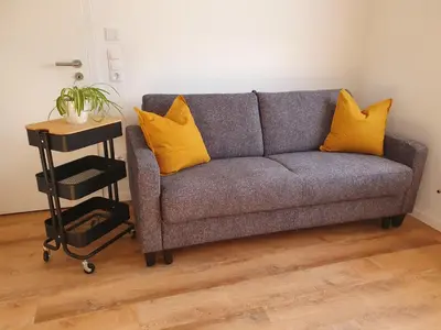 Ein Sitzbereich in der Unterkunft Zwischen Frankfurt und Würzburg im schönen Odenwald