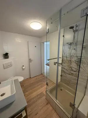 Ein Badezimmer in der Unterkunft Ferienwohnung Neckarperle