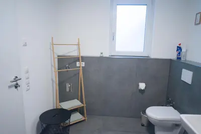 Ein Badezimmer in der Unterkunft Ferienwohnung Im Wiesengrund