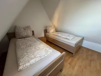 Ein Bett oder Betten in einem Zimmer der Unterkunft Andis 2 Bed Appartment