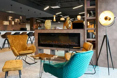Ein Sitzbereich in der Unterkunft Four Points Flex by Sheraton Östringen