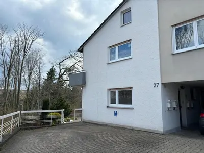 Das Gebäude in dem sich die Ferienwohnung befindet