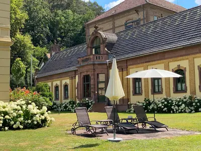 Ein Garten an der Unterkunft Villa Trautz Appartements